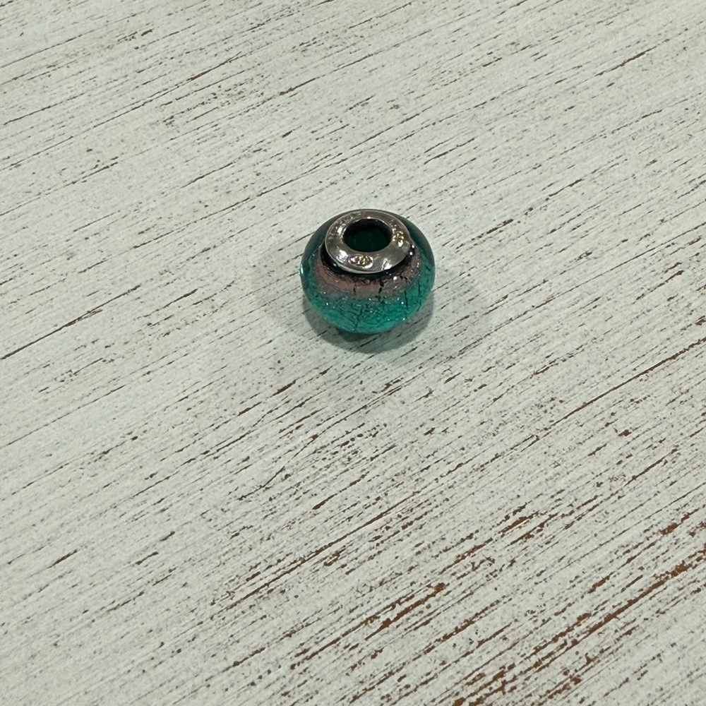 ORIGINAL TEDORA AUTHENTIC MURANO GLASS BEADS VETRO STERLING ARGENTO 925 mg 211